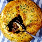 Individual Beef Burgundy Pies W/ Easy Herb Crust And House-Made Mash
