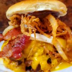 Apple Butter, Bacon, Cheddar Burger