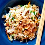 Vietnamese Chicken Cabbage Salad W/ Crispy Shallot
