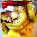 Kiwi, Pineapple, Strawberry and Açaí  Maqui Smoothie