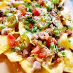 Pub Style Smoked Pork Nachos