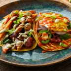 Vietnamese Red Char Pork Tacos Banh Mi Style